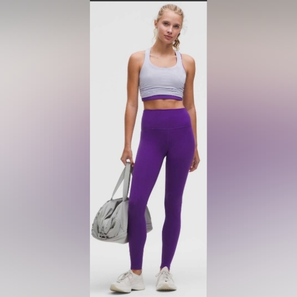 Lululemon Wunder Train High-Rise Tight 28"College Purple Size 6.